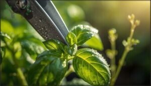 cutting above leaf nodes for regrowth cutting above leaf nodes for regrowth