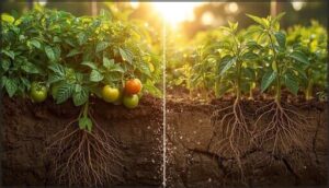 deep vs. shallow watering methods deep vs. shallow watering methods