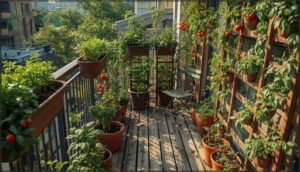 designing efficient balcony or patio gardens