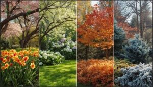 designing gardens for seasonal color change
