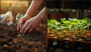 direct sowing vs. indoor starting