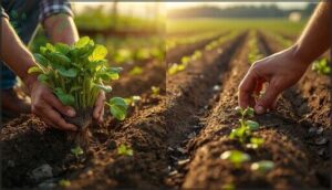 direct sowing vs. transplanting