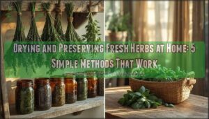 drying and preserving fresh herbs at home