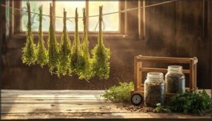 drying and storing herbs for quality