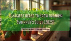 easiest herbs to grow indoors