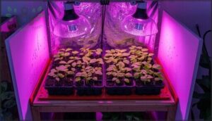 enhancing growth with heat mats and reflective surfaces