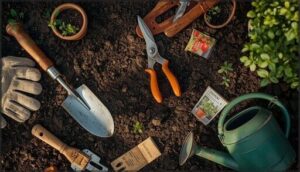 essential gardening tools and supplies