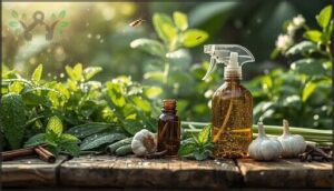 essential oil sprays and herbal repellents