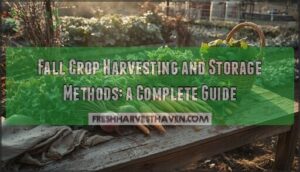fall crop harvesting and storage methods fall crop harvesting and storage methods