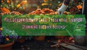 fall season flower care