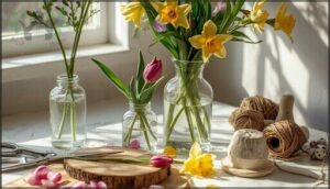 flower arrangement techniques and tools