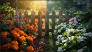 flower pairings for sun and shade