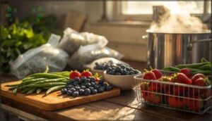 freezing fresh fruits and vegetables freezing fresh fruits and vegetables