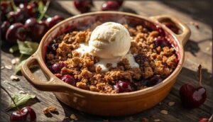 fresh cherry crisp fresh cherry crisp