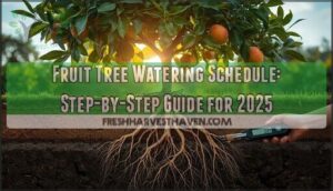 fruit tree watering schedule