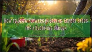 growing flowers in spring