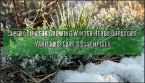 growing winter herbs outdoors