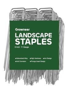 GROWNEER Landscape Staples 100 Packs B073F1VMHS