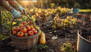 harvest and remove spent summer crops harvest and remove spent summer crops