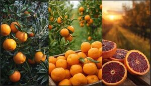 harvest times for popular orange varieties harvest times for popular orange varieties