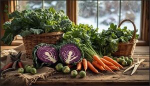 harvesting and enjoying winter crops harvesting and enjoying winter crops