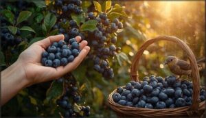 harvesting and protecting your blueberry crop