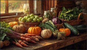 harvesting and storing fall produce harvesting and storing fall produce