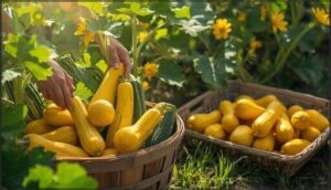 harvesting and storing summer squash harvesting and storing summer squash