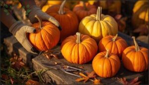 harvesting squash and pumpkins harvesting squash and pumpkins