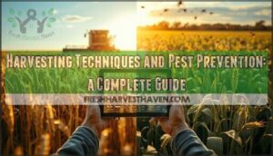 harvesting techniques and pest prevention