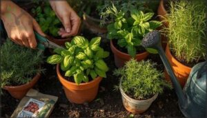 herb care and maintenance in containers herb care and maintenance in containers