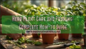 herb plant care and pruning