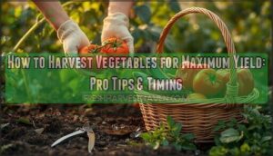 how to harvest vegetables for maximum yield