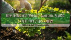 how to harvest without damaging plants