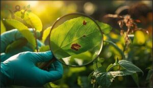 how to inspect plants for early disease signs