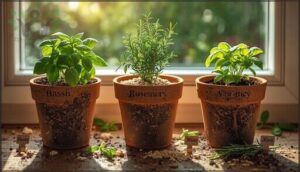 how to match potting mix to herb types