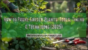 how to prune garden plants
