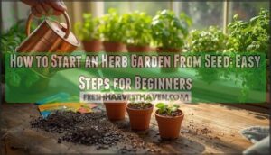 how to start an herb garden from seed