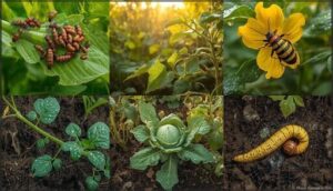 identifying common vegetable garden pests