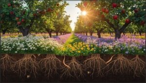 incorporating nitrogen-fixing and pollinator-friendly plants