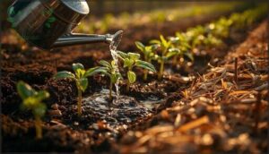 initial watering and mulching initial watering and mulching