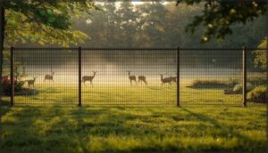 installing deer-proof fencing