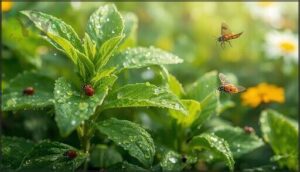 introducing beneficial insects for control