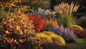 layering with autumn foliage and berries layering with autumn foliage and berries