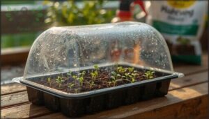 maintaining humidity and preventing damping off maintaining humidity and preventing damping off