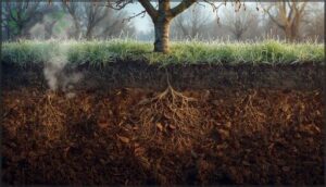 maintaining soil moisture and temperature