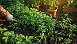 managing fast-growing and invasive herbs