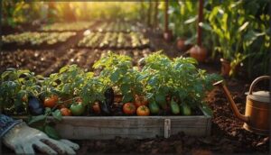 may – warm-season crops and transplants