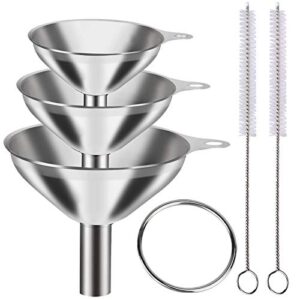 Metal Stainless Steel Funnel, Large B08QN59GTJ
