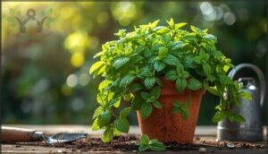 mint – contained and vigorous mint – contained and vigorous